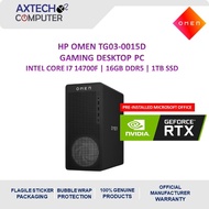 HP OMEN TG03-0015D 16L Gaming Desktop PC Black Metal ( i7-14700F, 16GB, 1TB SSD, RTX5060Ti 16GB, W11