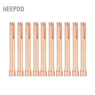 HEEPDD 10Pcs 10N24 Welding Torch Collets 2.4Mm Spannhülse 2 4 Spannzange Bn039N7U Heat Resisting Cop