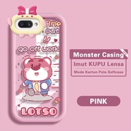 （Lokal Ready)Hontinga Case Casing Ponsel Untuk hp OPPO A3S A12E Realme C1 Casing Terbaru Kartun Imut