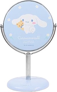 Tees Factory SR-5537735PC Sanrio Stand Round Mini Mirror, Pastel Flower, Cinnamon Roll, H 5.7 x W 3.