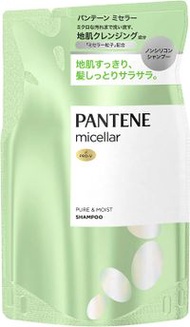P&G 潘婷 Micellar 無矽靈洗髮精 純淨保濕型 補充包 350mL