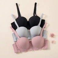 Felancy Fashion Lace Bra Seamless Bra Beauty Back Sports Camisole for Women Plus Size