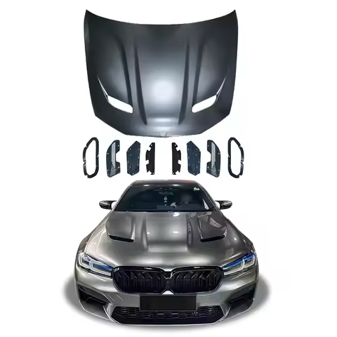 Factory direct Hood Aluminum Engine cover Hood Fender Auto Car parts M5cs style for 2018-2022 BMW 5 