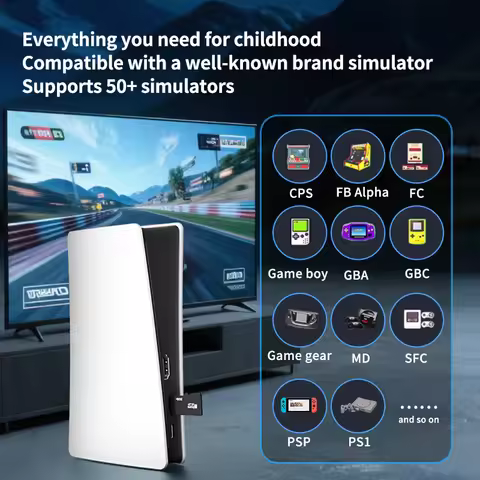 Hot Q10 3D Game Stick 128G Video game console retro 4K home console 2.4G double Wireless game contro