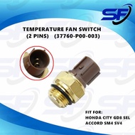 HONDA CITY GD8 SEL ACCORD SM4 SV4 COOLANT TEMPERATURE FAN SWITCH 37760-P00-003 37760-POO-003