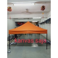 8x8-10x10-10x15 10x20 khemah lipat pvc kanvas saja AA canopy pvc canvas only AA(Ready stock)