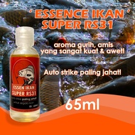 Essen Ikan Super Rs31 Essence pancing aroma gurih & amis untuk ikan mas, lele, tombro, patin, bawal,