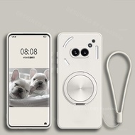 เคสซิลิโคนแม่เหล็กยึดโทรศัพท์โทรศัพท์ไม่มีอะไร2A 3A กรอบแบบนิ่มสำหรับไม่มีอะไร2Aplus 3Apro เคสโทรศัพ