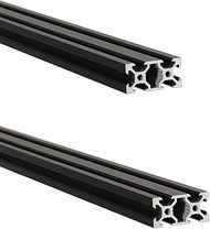 Black 2040 Aluminum Extrusion Profile European Standard Linear Rail 2040 Aluminum Profile Frame Mach