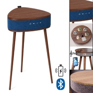 Coya Cozy Nordic Style Portable Smart Music Subwoofer Coffee Wooden Table c/w Bluetooth Speaker And 