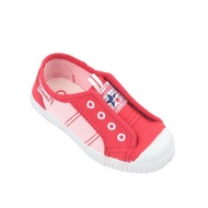 Cienta Double Velcro Puntera Cotton Sneaker Kids Shoes (Pink Red)