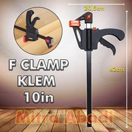 Catok F Clamp / Klem Kayu / Ratchet Bar Release Clamp 10 ( 10 Inch )