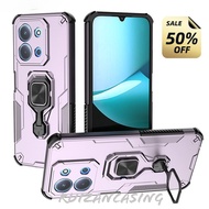Fashion Phone Case for POCO C85 C75 5G 4G 2025 Casing Shockproof Armor Silicone+PC Upright Metal Liv