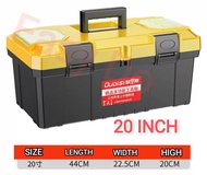 14 Inch / 17 Inch / 20 Inch Big Tool Box Heavy Duty Toolbox Plastic Tool Storage Box Tool Organizer