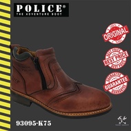POLICE PREMIUM LEATHER MEN SAFETY BOOT / MEN'S HEAVY DUTY SAFETY BOOT / KASUT KERJA LELAKI 93095 SER