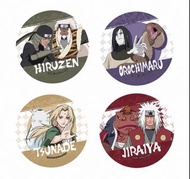 官方正版 火影忍者 20週年徽章 大蛇丸 自來也 綱手 猿飛日斬班