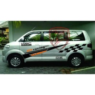 Stiker sticker mobil apv terbaru stripping apv sport keren (2PCS)