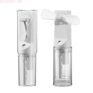 #NICEDAY-Portable Mist Fan 4 Adjustable Speeds 30dB Low Noise Hands-free Lanyard