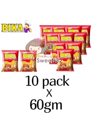 ( BUNDLE ) Bika Snack ** LARGE ** 60gmX10packs