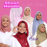 SHAWL HOODIE HEAVY CHIFFON REMAJA KIDS / SHAWL HOODIE 1.6 METER / SYAL / MUKENA / SELENDANG  SHIFON