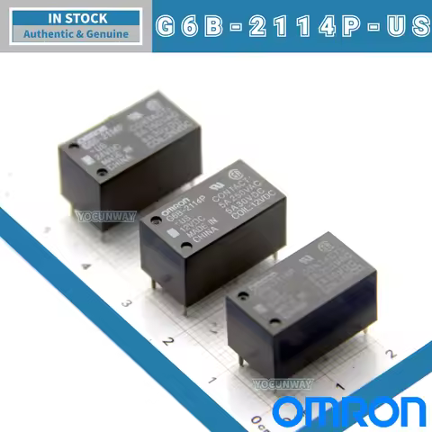 OMRON Original PCB Power Relay G6B Series - 1114P 1174P 2214 2114P 2014-US 5 12VDC 24VDC FD P6B - 4/