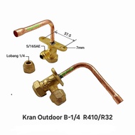 Outdoor Valve AC R32 R410a - 1/ 4" 2 Way