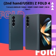 (USED / 2nd Hand) Samsung Galaxy Z FOLD 4 (7.6-Inch AMOLED 120Hz | 50MP+12MP+10MP | SD 8+ Gen 1) 1 m