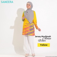 Sameera Jersey Muslimah Active Wear Yellow