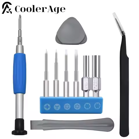 10pcs/set Screwdriver T8 T6 Screwdriver Set for Xbox One Controller/Nintendo Switch Joy-con/PS4/DS/D