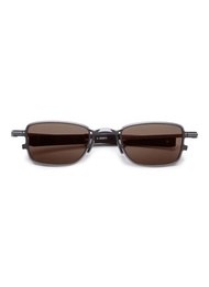 A. SOCIETY BAY METAL RECTANGULAR SUNGLASSES