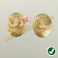 (Terbaik) Pin Korpri Asn Model Oval - Lencana Pin Asn Pengait Model Magnet