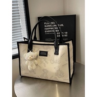Beg tangan besar christy ng bucket Casual Bear Commuter Shoulder Tote Bag Tote Bag