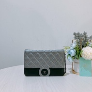 TK1926 Chanel 香奈兒翻蓋式鍊帶包包Quilted CC Wallet On Chain Lambskin