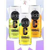 Vida Vitamin C 1000mg Sparkling 325ml Kiwi/Lemon/Orange