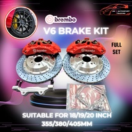 💥Brembo CTVS V6 Full Set Brake Kit💥 Big 6 pots❗️