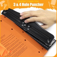 Adjustable Hole Desktop Metal Paper Puncher 4HOLE / 3HOLE A4 Size