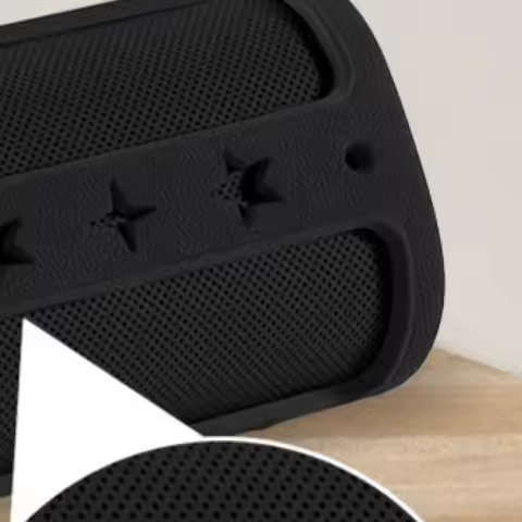 Silicone Case Protective Cover with Carabiner Shockproof Anti-Scratch Soft Skin Sleeve for Sonos Roa