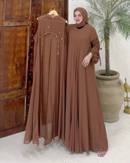 Dress Terbaru / Elora Set Dress / Matt Cerutty Apk Payet / Dress Kondangan / Gamis Lebaran / Dress T