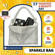 Jims Honey Sparkle Bag Women's Shoulder Bag Luxury Party Shoulderbag Import Quality Free Box