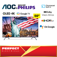 AOC 50 Inch 50 Android Tv Google Tv QLED 4K Dolby Atmos 50U8030/68T