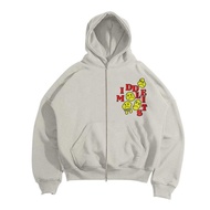 MIDDLEITITS | HOODIE ZIPPER BOXY | AFRAID