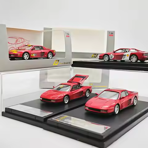 Hone Model HM 1:64 1988 Testarossa Alloy Diecast Model Car Collectible Gift