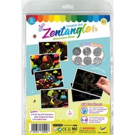 SCA-32(4) SCRATCH ART ZENTANGLE PACK OF 4-DINO