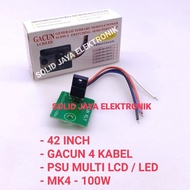 INTERESTING GACUN 4 CABLES 42 40 39 INC IN INCH PSU UNIVERSAL MULTI REGULATOR POWER SUPPLY SWITCHING