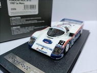 IG 1 43 Porsche Leman Rally Car Model Porsche 962C #18 LeMans 1987
