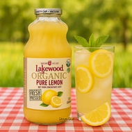 Lakewood Organic Pure Lemon Juice and Product