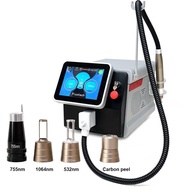 Portable Professional Multifunctional Picoteach laser 1064nm,532nm,755nm And Black Face Doll[Local W