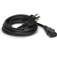 CPU Power Cord 3 Prong Hole Computer Cord Monitor Power Cable PC Power Cord Power Supply Wire