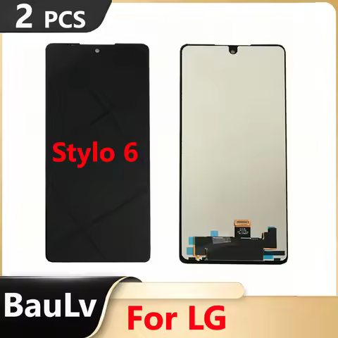 Wholesale 2 Pieces / Lot For LG K71 LCD Display Touch Screen Sensor Digitizer Assembly Q730 Lcd For 