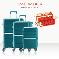Case Valker Signature HANA 3in1 Unbreakable Polypropylene TSA PP Luggage Bag (20" + 24" + 28") Beg B